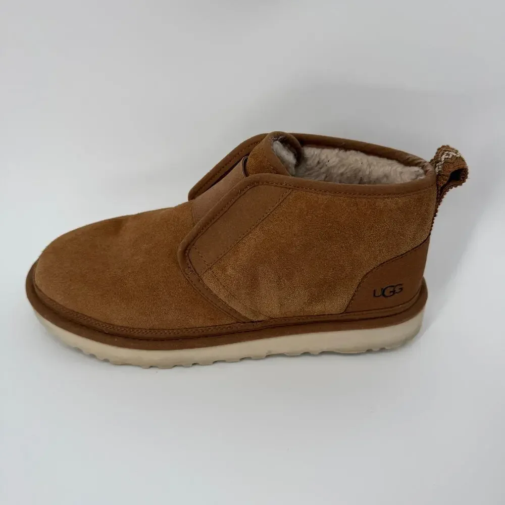 Ugg Men's Chestnut Brown Suede Neumel Flex Casual Boots‎ Size 10 M